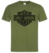 Мужская футболка Harley Davidson Оливковый фото