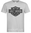 Мужская футболка Harley Davidson Серый фото