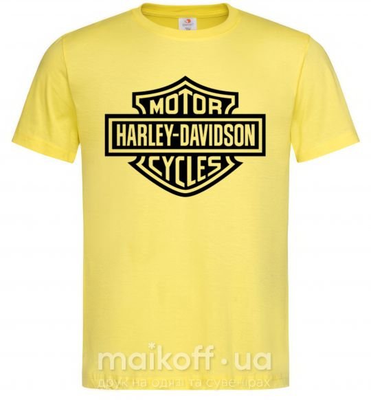 Чоловіча футболка Harley Davidson Лимонний фото