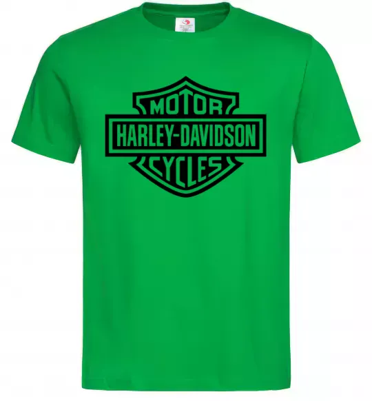 Мужская футболка Harley Davidson Зеленый фото