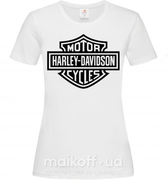 Женская футболка Harley Davidson Белый фото