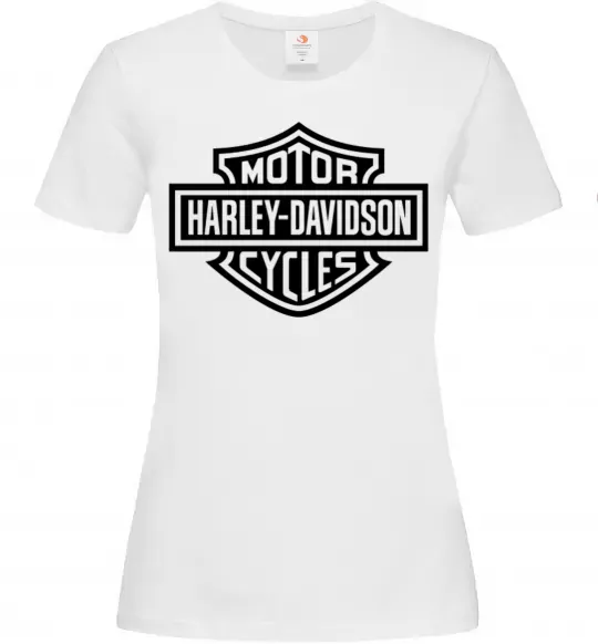 Женская футболка Harley Davidson Белый фото