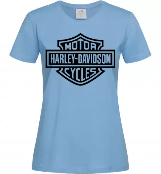 Женская футболка Harley Davidson Голубой фото