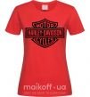 Женская футболка Harley Davidson Красный фото