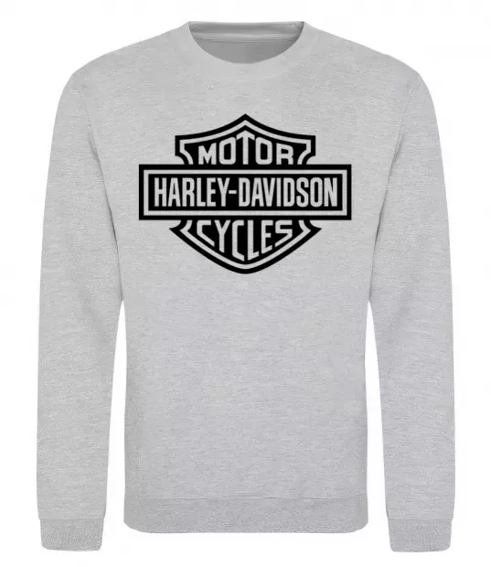 Свитшот Harley Davidson Серый меланж фото