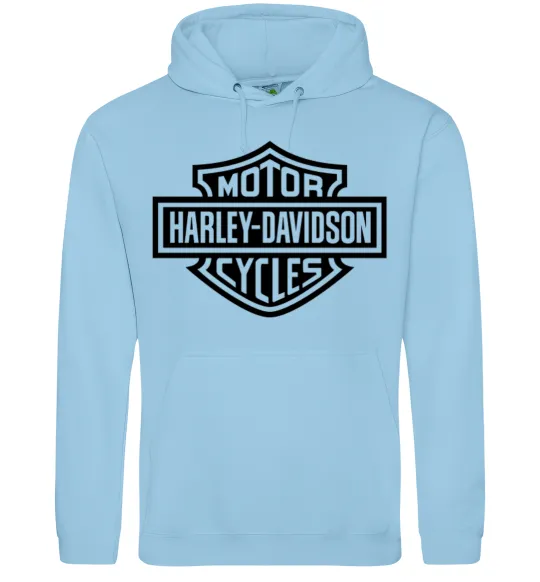 Жіноча толстовка (худі) Harley Davidson Блакитний фото