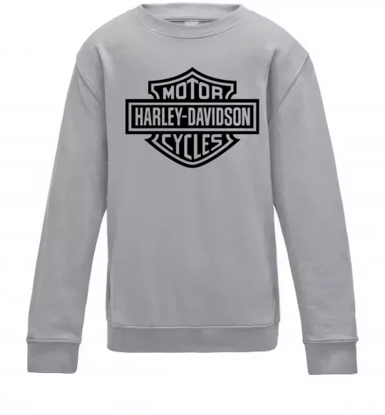 Детский Свитшот Harley Davidson Серый меланж фото