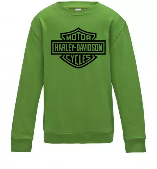 Детский Свитшот Harley Davidson Лаймовый фото
