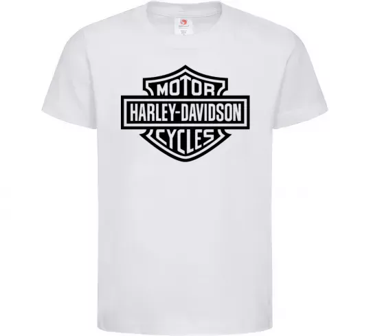 Детская футболка Harley Davidson Белый фото