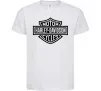Детская футболка Harley Davidson Белый фото