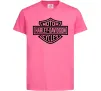 Детская футболка Harley Davidson Ярко-розовый фото
