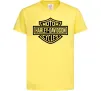 Детская футболка Harley Davidson Лимонный фото