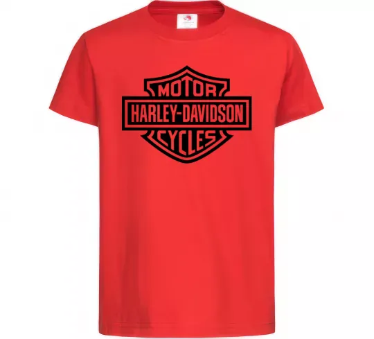Детская футболка Harley Davidson Красный фото