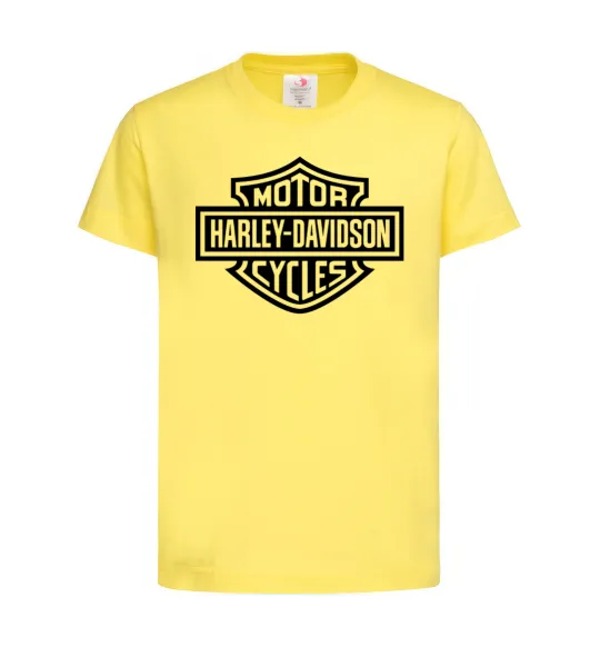 Дитяча футболка Harley Davidson Лимонний фото