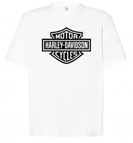 Футболка Оверсайз Harley Davidson Белый фото