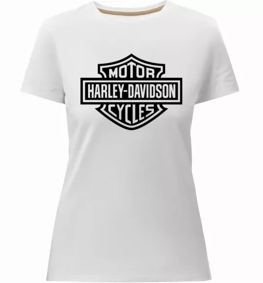 Жіноча преміум футболка Harley Davidson Білий фото