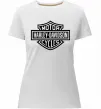 Жіноча преміум футболка Harley Davidson Білий фото