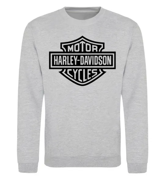 Свитшот Harley Davidson Серый меланж фото