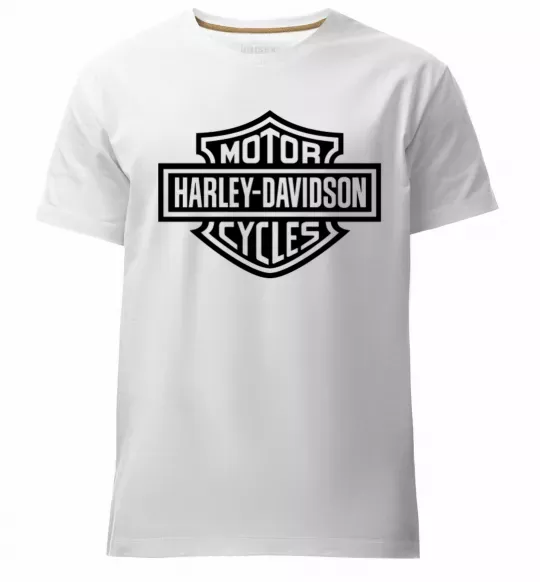 Чоловіча преміум футболка Harley Davidson Білий фото