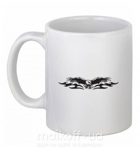 Чашка керамічна Eagle Орёл Білий фото