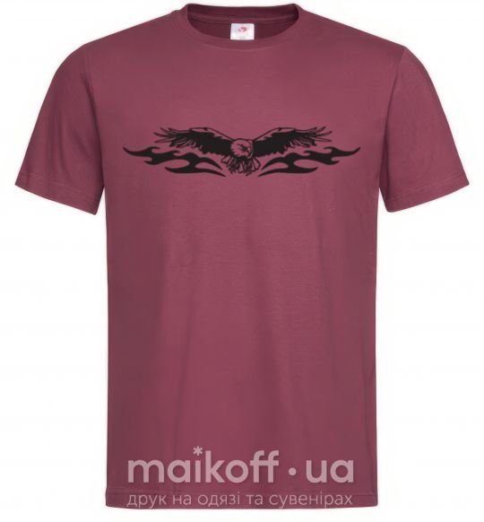 Мужская футболка Eagle Орёл Бордовый фото