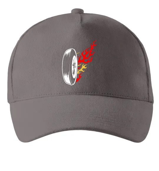 Кепка Fire wheel Серый фото