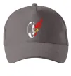 Кепка Fire wheel Серый фото