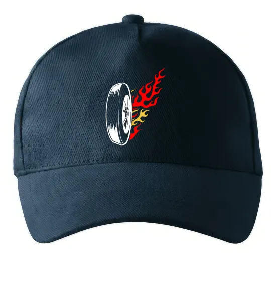 Кепка Fire wheel Темно-синій фото