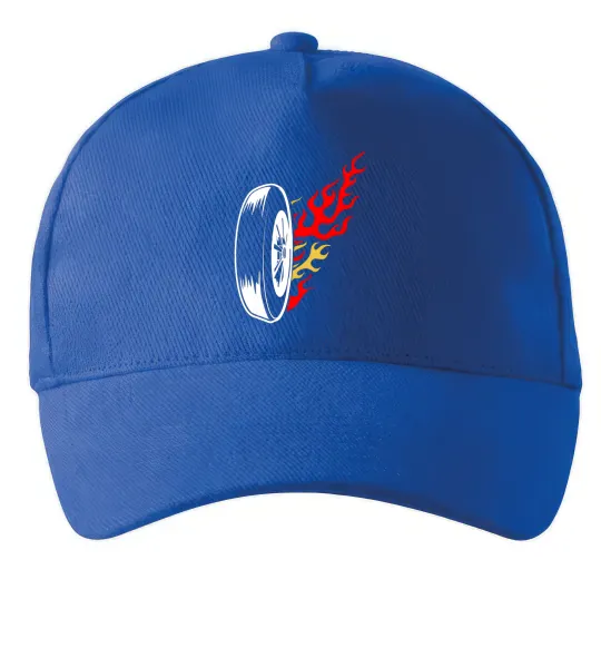 Кепка Fire wheel Яскраво-синій фото