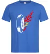 Чоловіча футболка Fire wheel Яскраво-синій Чоловіча футболка Fire wheel Яскраво-синій фото