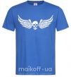 Чоловіча футболка Череп крылья Яскраво-синій фото