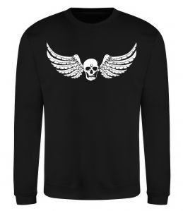 Світшот Череп крылья