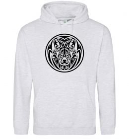 Мужская толстовка (худи) Емблема вовк