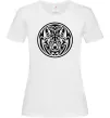 Жіноча футболка Емблема вовк Білий Жіноча футболка Емблема вовк Білий фото