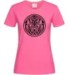 Жіноча футболка Емблема вовк Яскраво-рожевий Жіноча футболка Емблема вовк Яскраво-рожевий фото