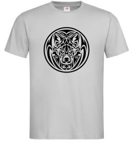 Мужская футболка Емблема вовк Мужская футболка Емблема вовк