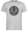 Мужская футболка Емблема вовк Серый Мужская футболка Емблема вовк Серый фото