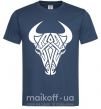 Мужская футболка Bull Темно-синий фото