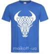 Мужская футболка Bull Ярко-синий фото
