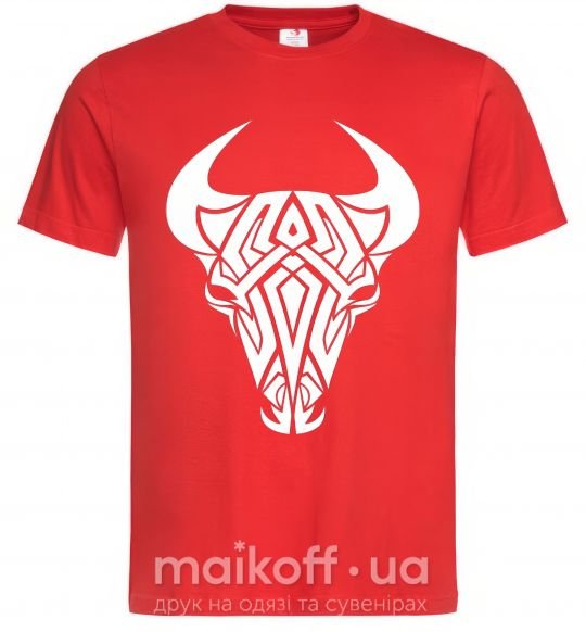 Мужская футболка Bull Красный фото