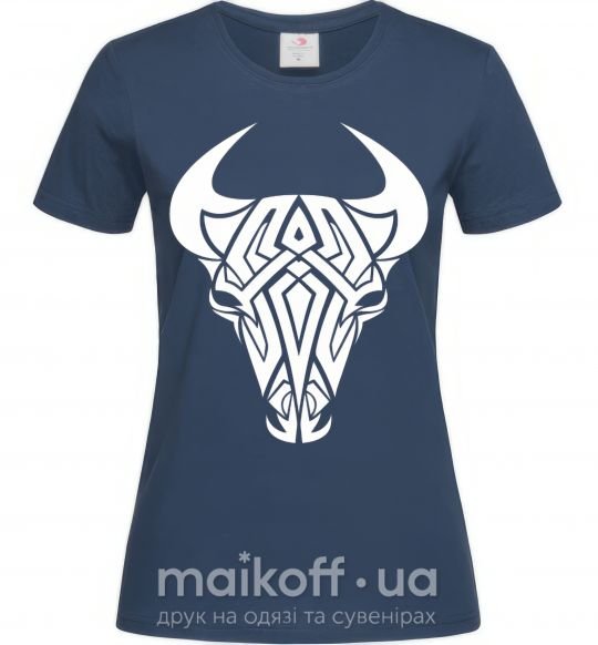 Женская футболка Bull Темно-синий фото