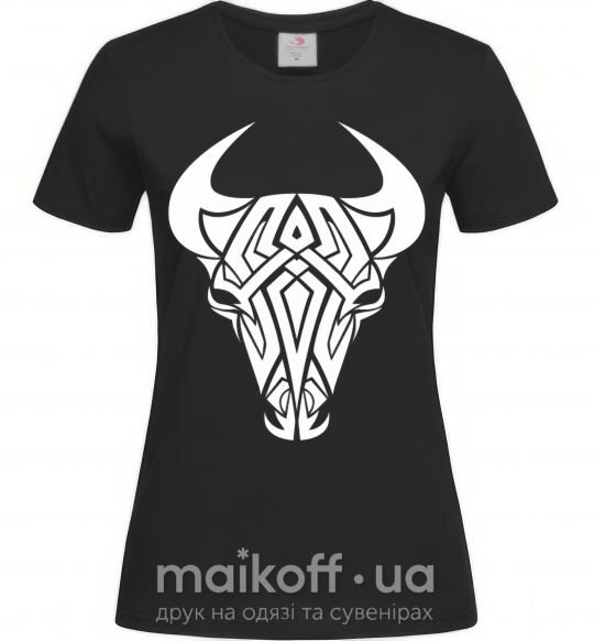 Женская футболка Bull Черный фото