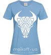 Жіноча футболка Bull Блакитний фото