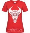 Женская футболка Bull Красный фото