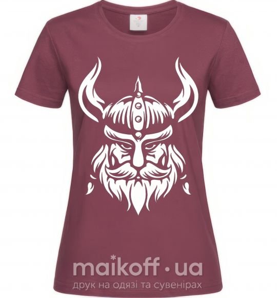 Жіноча футболка Viking Бордовий фото
