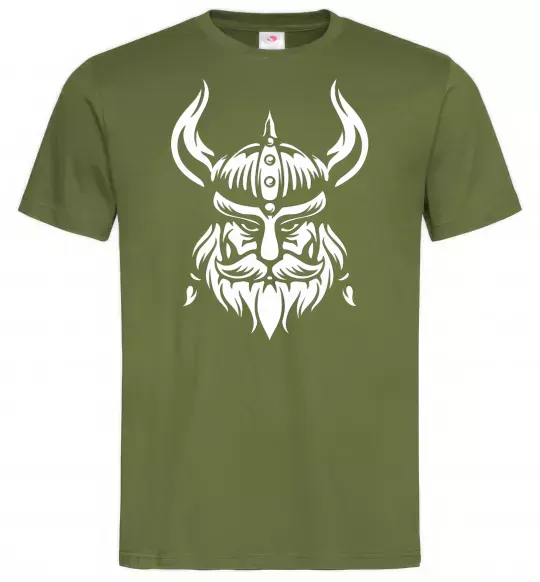 Чоловіча футболка Viking Оливковий фото
