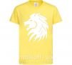 Детская футболка Львиный рык Лимонный фото