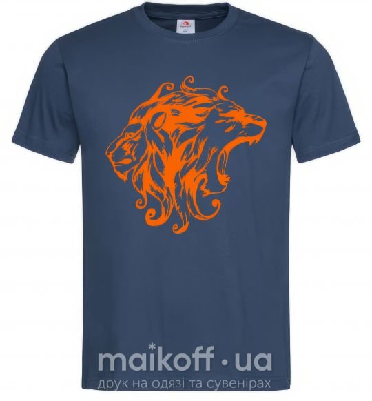 Мужская футболка Львы Темно-синий фото