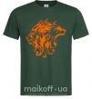 Чоловіча футболка Львы Темно-зелений фото