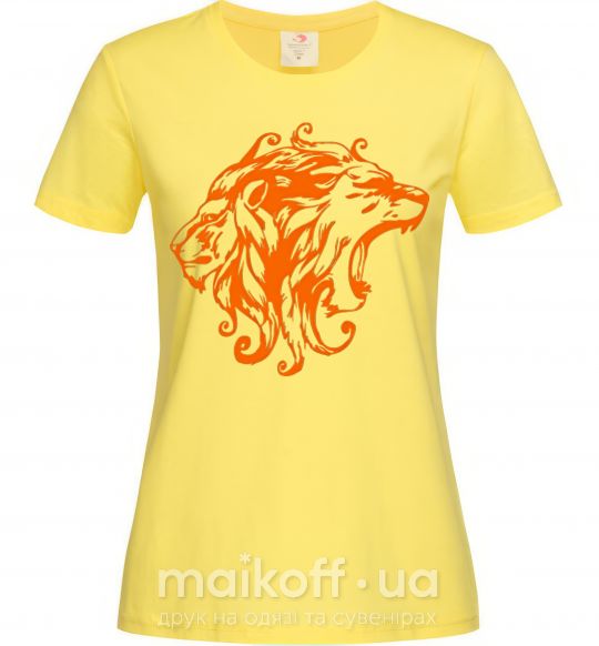 Женская футболка Львы Лимонный фото